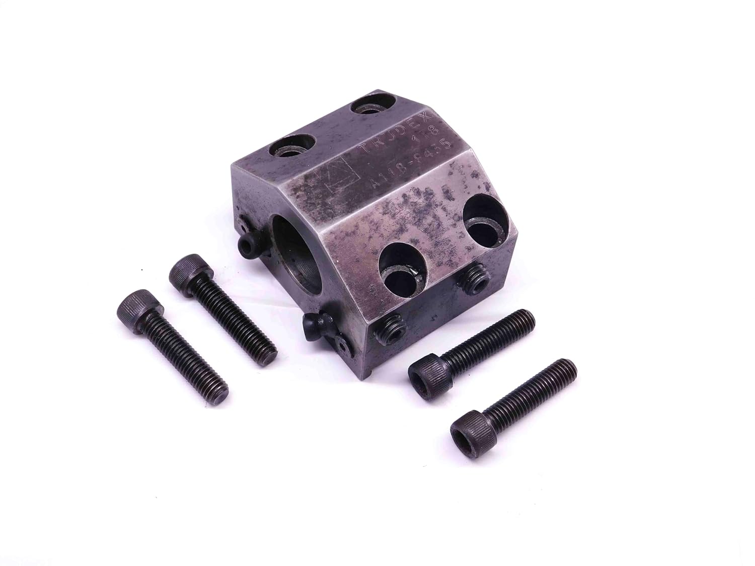 1 1/2 ID Boring BAR Lathe Turret Tool Holder Block 45mm X 80mm Bolt Hole Pattern - DM0797BY4