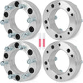 OCPTY 4PCS 5x5.5 to 6x5.5 Wheel Adapters 2 inch 1/2' Studs 108mm Hub Bore Forged Hub Centric Wheel Adapters 5 Lug fit for B1500 for Bronco for CJ3 for CJ5 for CJ5A for CJ6 for CJ6A