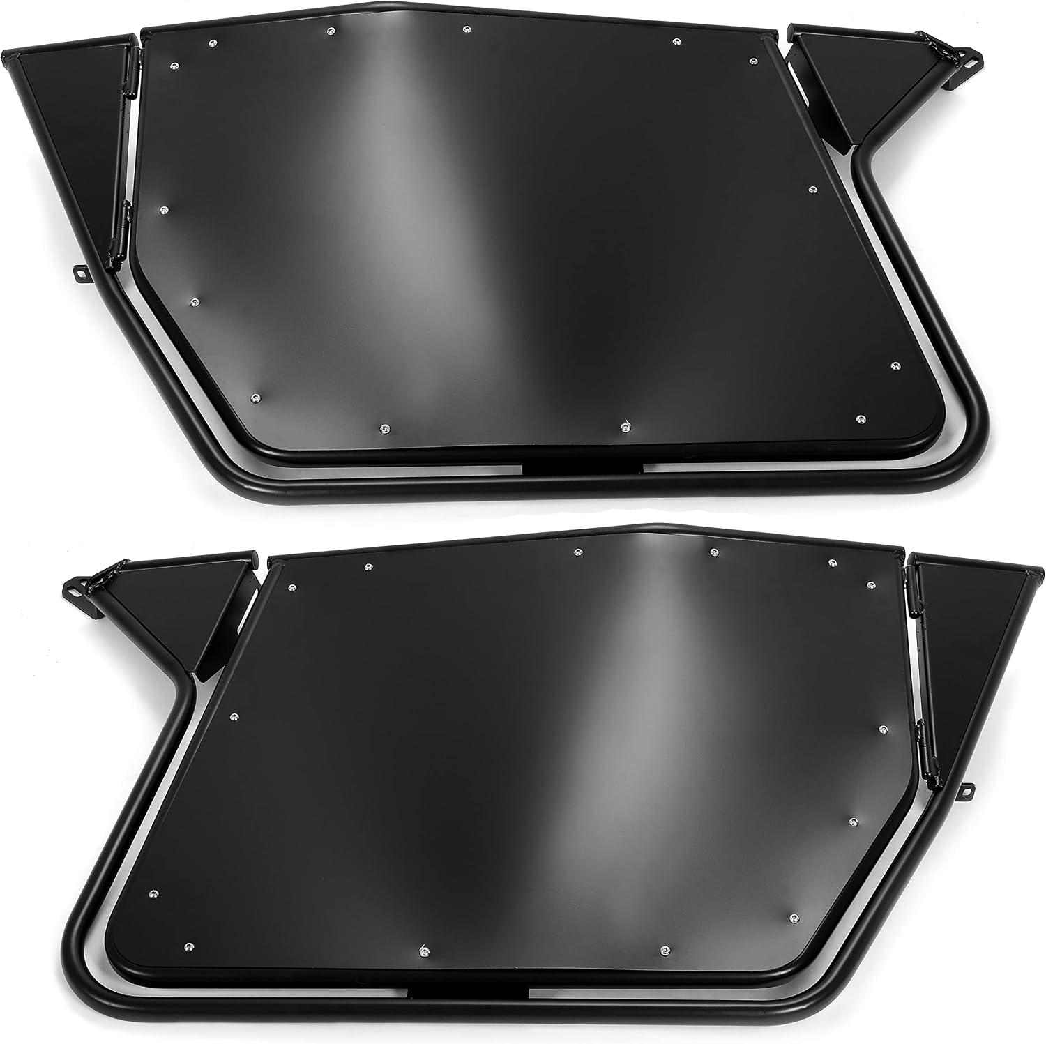 ALMULOO UTV Metal Doors w/Latches Compatible with 2008-2014 RZR 800 / RZR-S 800; 2011-2014 RZR XP 900; 2012-2021 RZR 570 2 Door Models Suicide Doors NOT FOR RZR-4