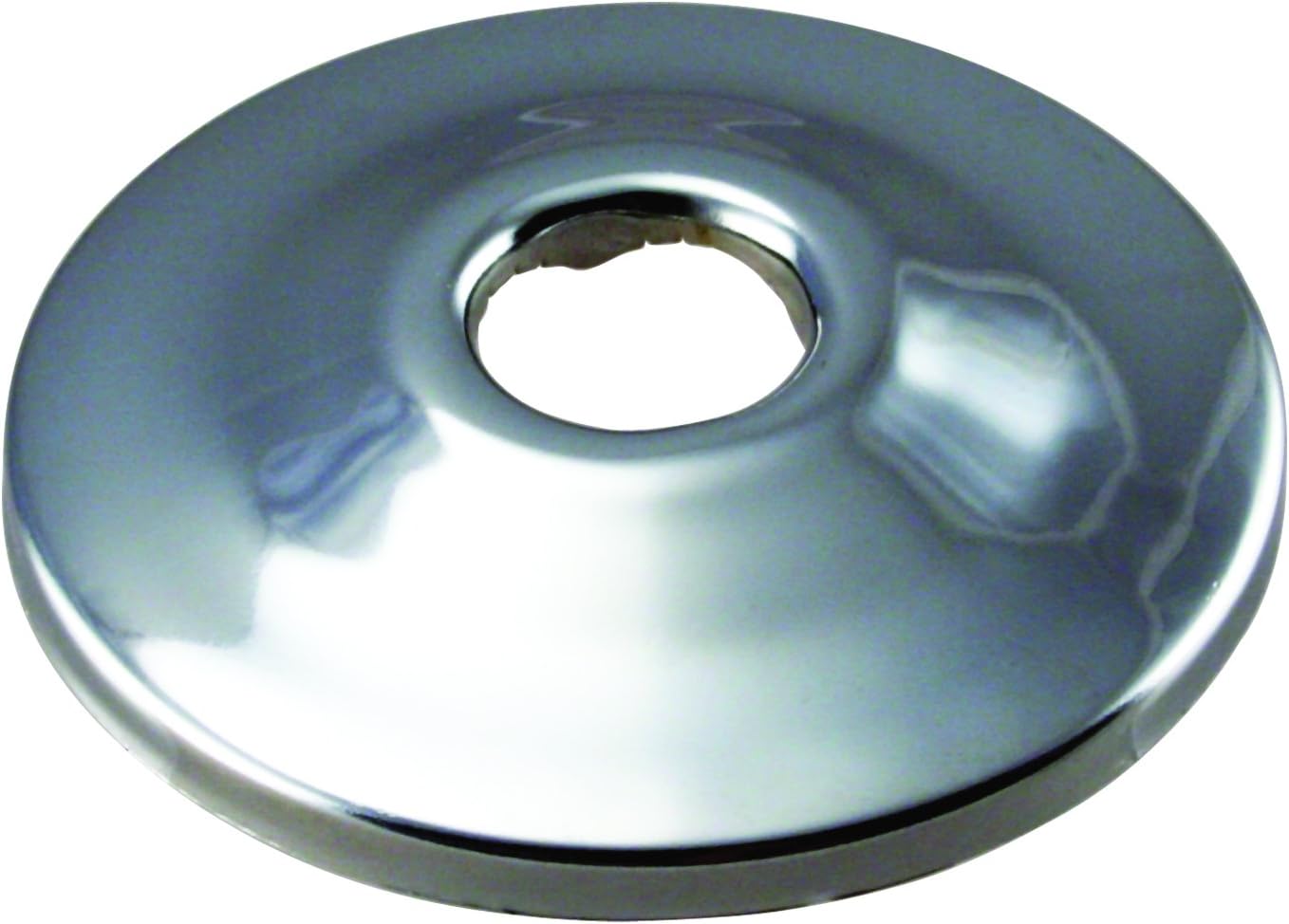 Westbrass D128-200-26 1/2' Sure Grip Low Pattern Flange for Copper Pipe (5/8' OD), Polished Chrome (200-Pack)