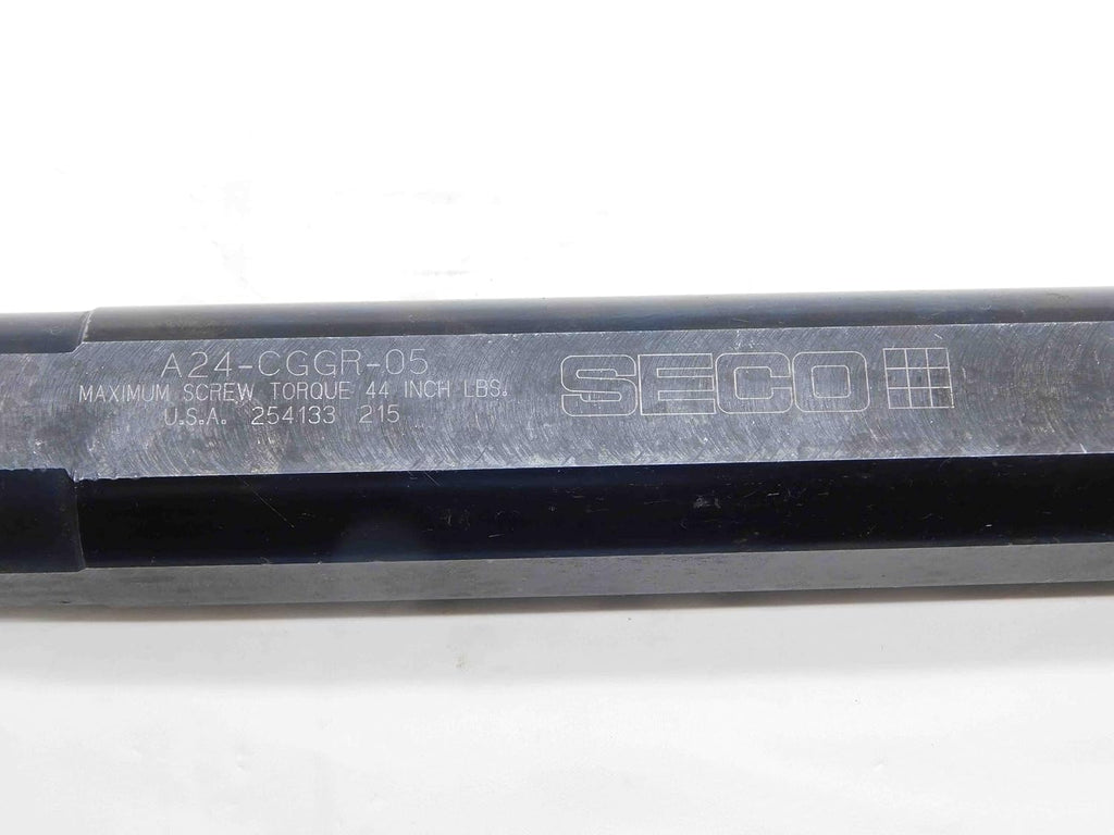 SECO 1 1/2 Dia A24-CGGR-05 COOLANT INDEXABLE Boring BAR LC..1605.. Inserts 1.5 - NS3969BU5