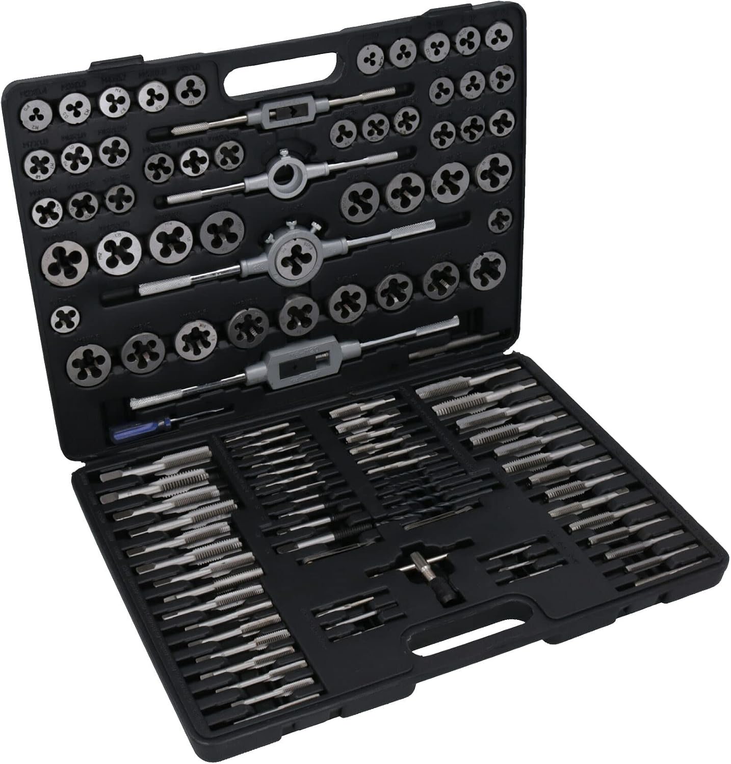 AB Tools 115pc Metric MM + Imperial UNF UNC Pipe Thread Tap and Die Rethreader Set