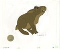Watership Down 1978 Production Animation Cel of Bigwig with LJE Seal and COA 041-005