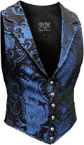 Aristocrat VEST - BLUE/BLACK TAPESTRY