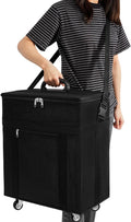 180 Pairs Eyeglasses Storage Trolley Case, Eyeglasses Trolley, Foldable Sunglasses Trolley Box, Optical Frame Glasses Display Case, Portable Eyewear Travel Trolley Box Suitcase (15pcs x 12 trays)