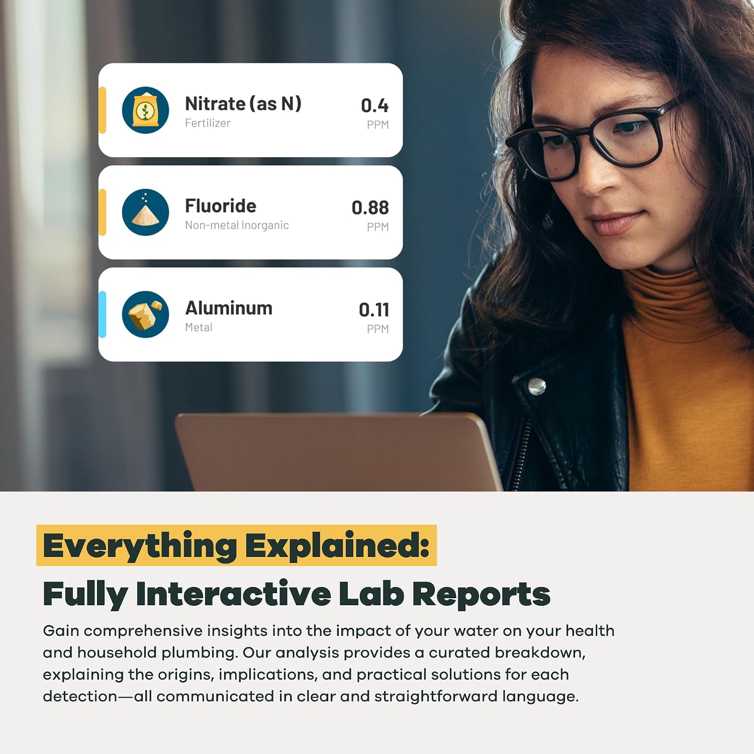Biofilm Bacteria in Water Test Kit | Well or City | Full Report | EPA Certified Drinking Water Labs | #1 Best Home Water Test 2021-24 NYT Wirecutter | 100% Unbiased