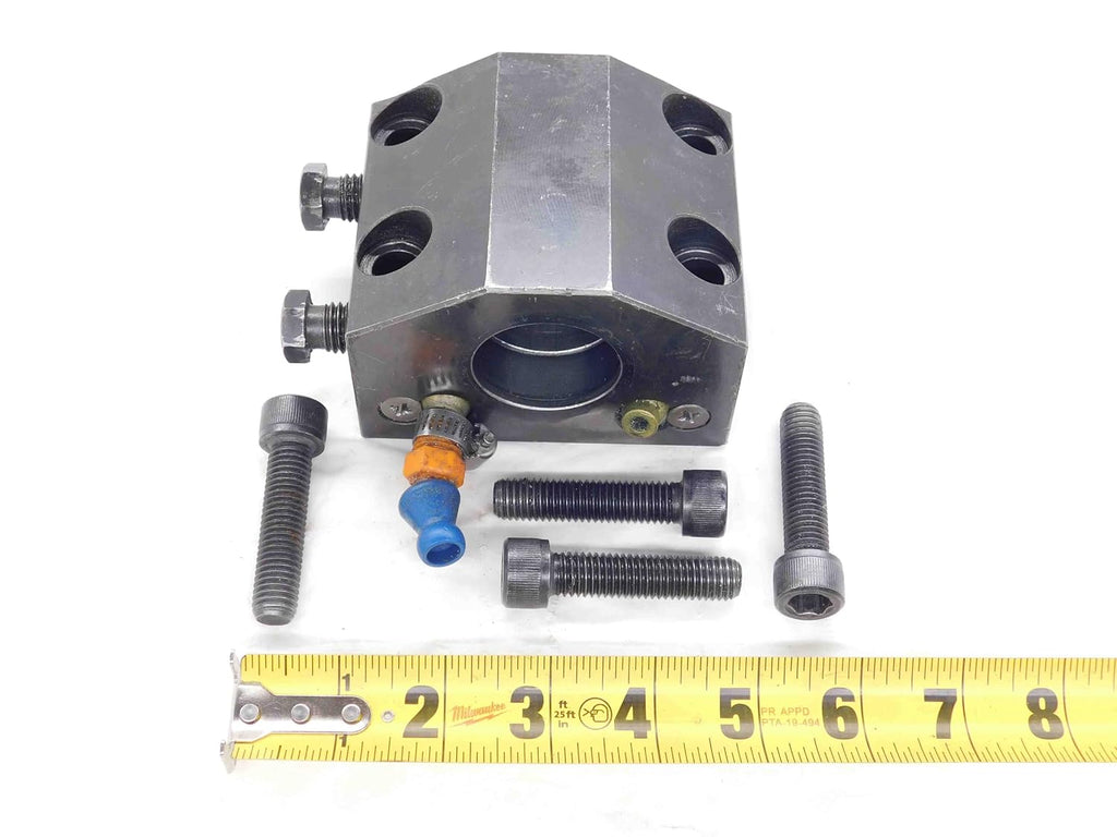 1 1/2 ID Boring BAR Lathe Turret Tool Holder Block 45mm X 80mm Bolt Hole Pattern - DM1733AJ5