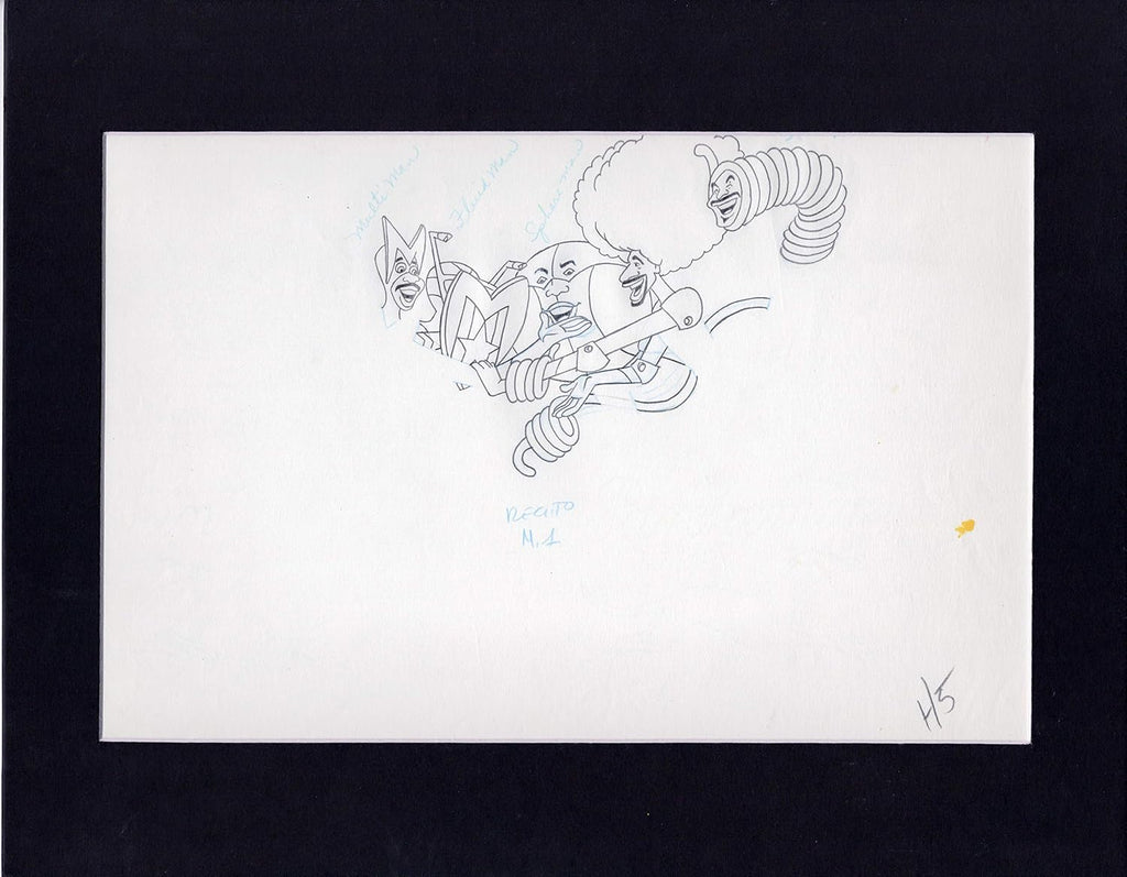 Super Globetrotters Stock Production Animation Cel Drawing Hanna Barbera 1979 15