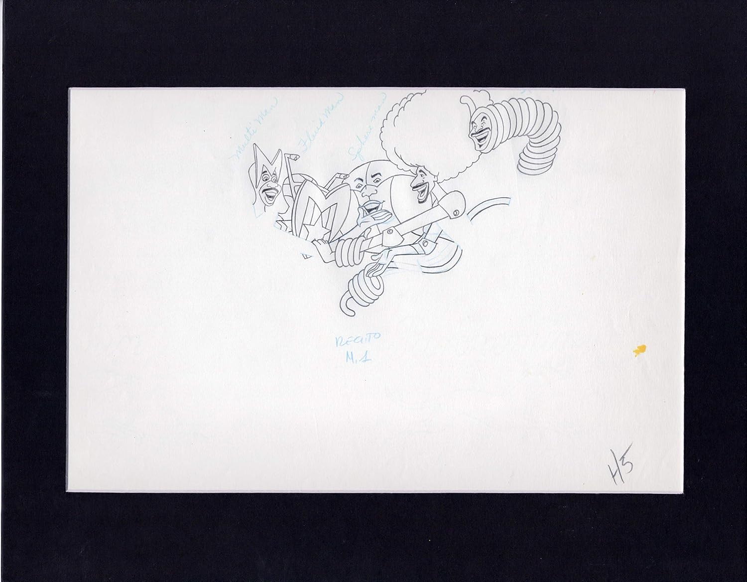 Super Globetrotters Stock Production Animation Cel Drawing Hanna Barbera 1979 15