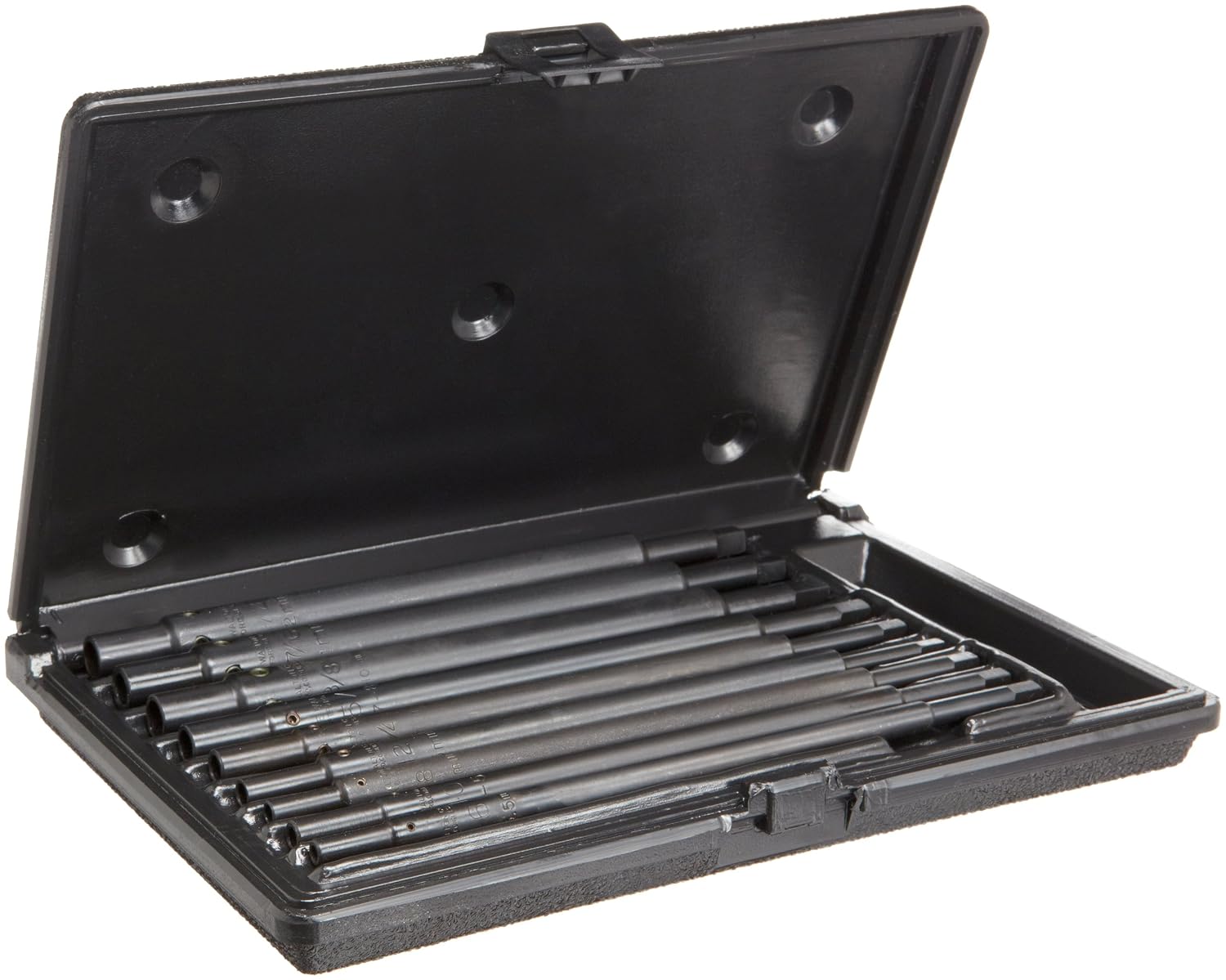 Walton 40090 9 Piece 8' Long Style B Tap Extension Set (#0-#6, #8, #10, #12, 1/4', 5/16', 3/8', 7/16' 1/2')