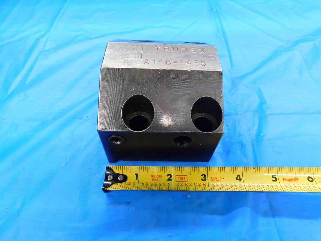 TRUDEX 1 1/2' I.D. Boring BAR Lathe Turret Tool Holder 80MM X 45MM Bolt Pattern - BT1925BS3