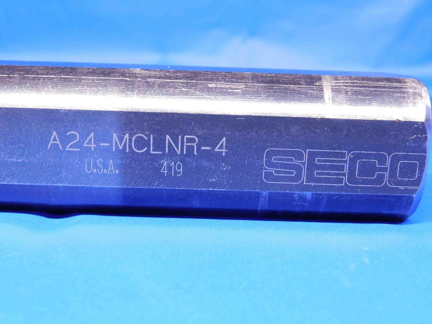 SECO 1 1/2 Shank Dia A24-MCLNR-4 7 1/8 OAL COOLANT Thru INDEXABLE Boring BAR 1.5 - BR7715CE4