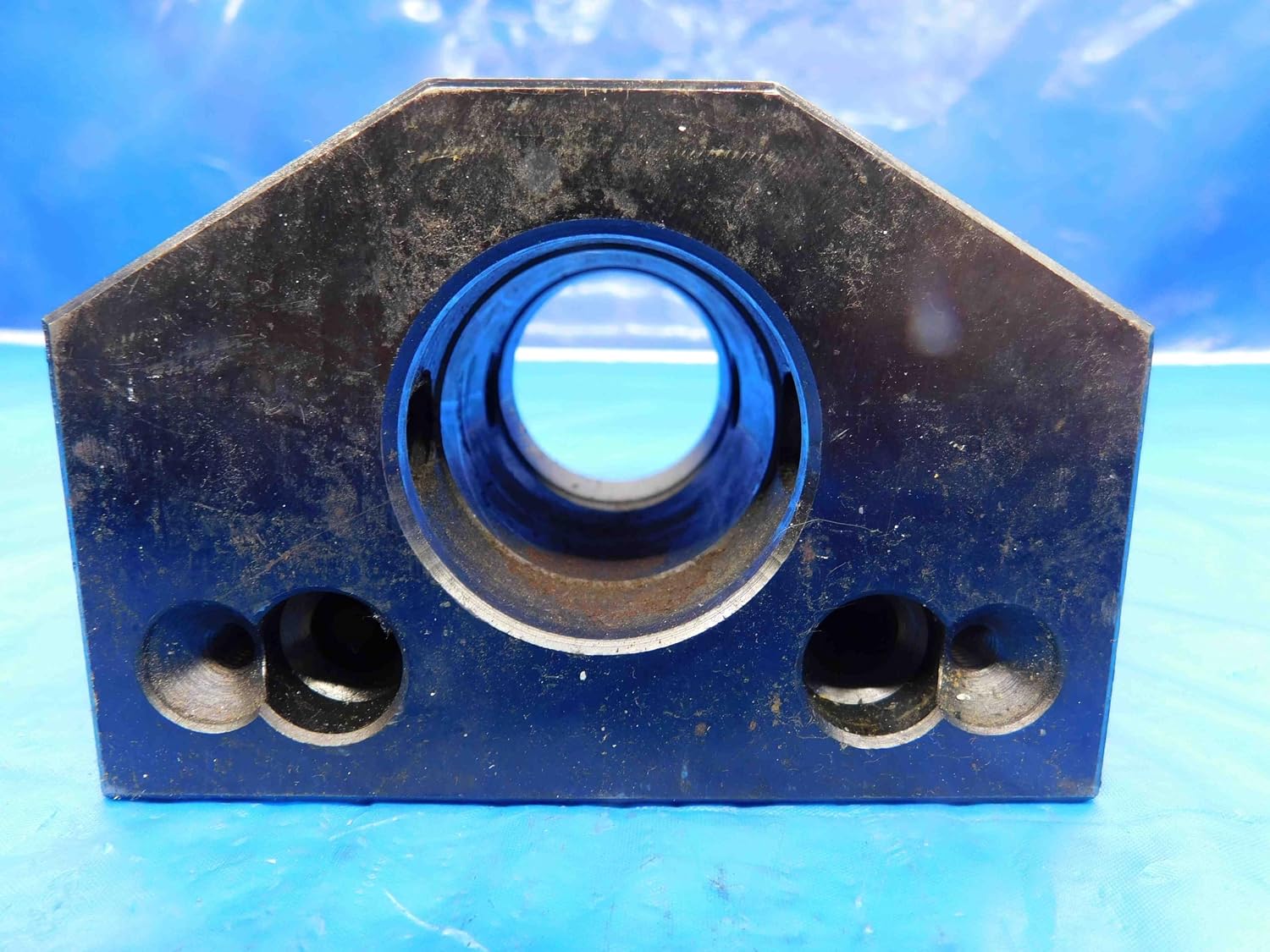 1 1/2' I.D. Boring BAR Lathe Turret Tool Holder Block 80MM X 45MM Bolt Pattern - BT1932BS3