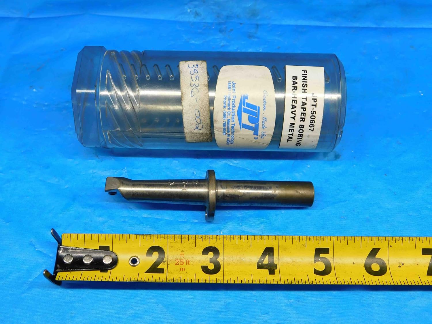 M & J Tooling LLC JPT 1/2 Shank Dia JPT-50667 Heavy Metal COOLANT Thru INDEXABLE Boring BAR .5 - BR2332CB2