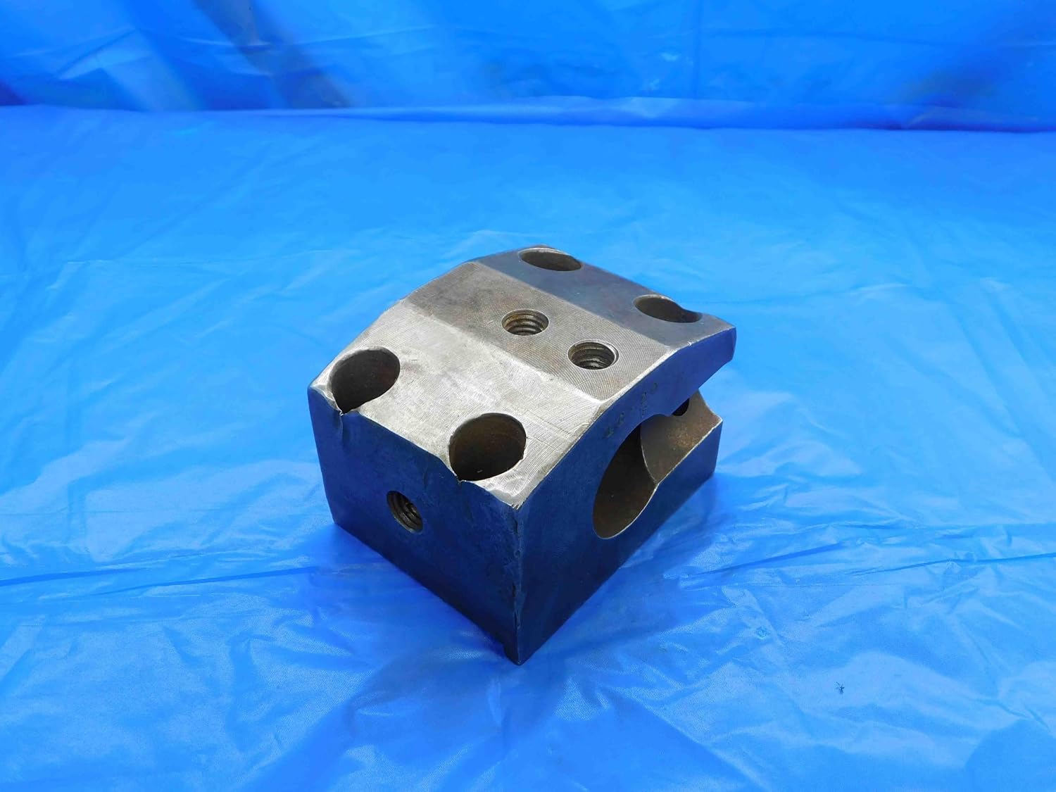 1 1/2 I.D. Bolt ON Lathe Boring BAR Tool Holder Block 45 X 80mm Bolt Pattern 1.5 - CB1418BBT