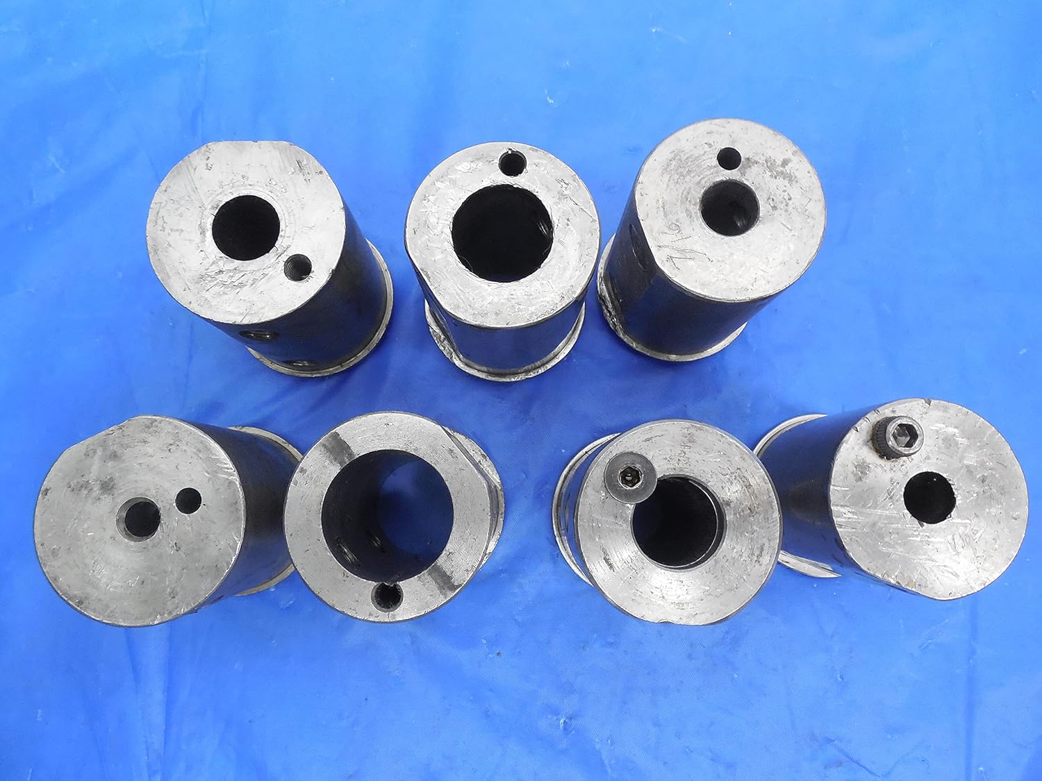 7 PC Set of 1 1/2' O.D. X Set of I.D. CNC Lathe Boring BAR BUSHINGS M8 X 1.25 - JH1394MENPCA
