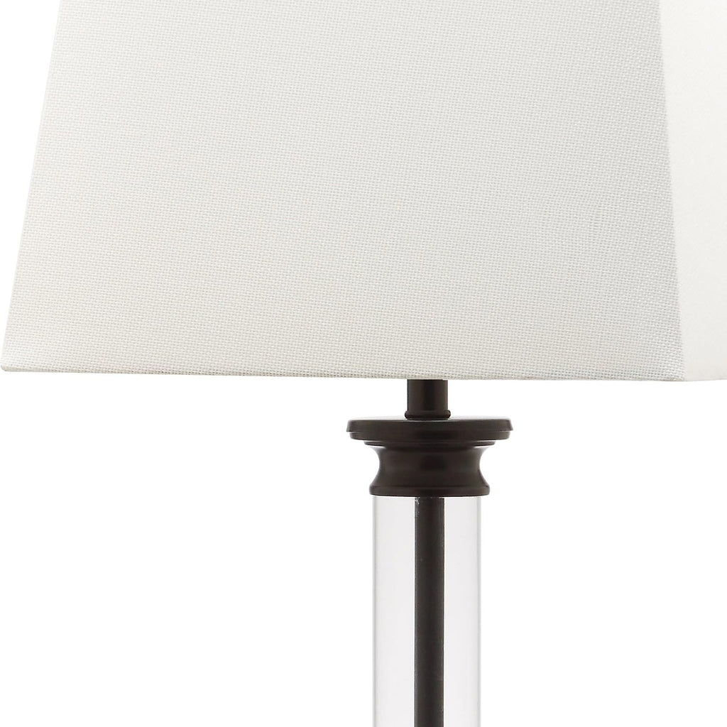 SAFAVIEH Lighting Collection Davis Modern Farmhouse Black 31-inch Bedroom Living Room Home Office Desk Nightstand Table Lamp Set of 2 (LED Bulbs Included)