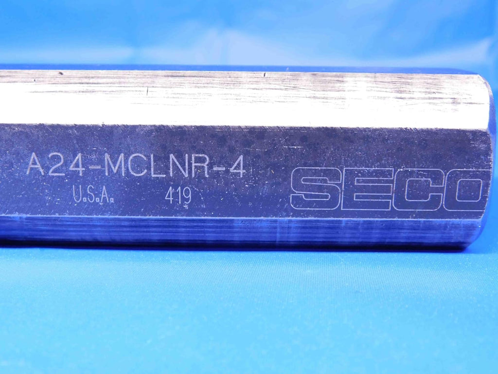 SECO 1 1/2 Shank Dia A24-MCLNR-4 7 1/8 OAL COOLANT Thru INDEXABLE Boring BAR 1.5 - BR7714CE4
