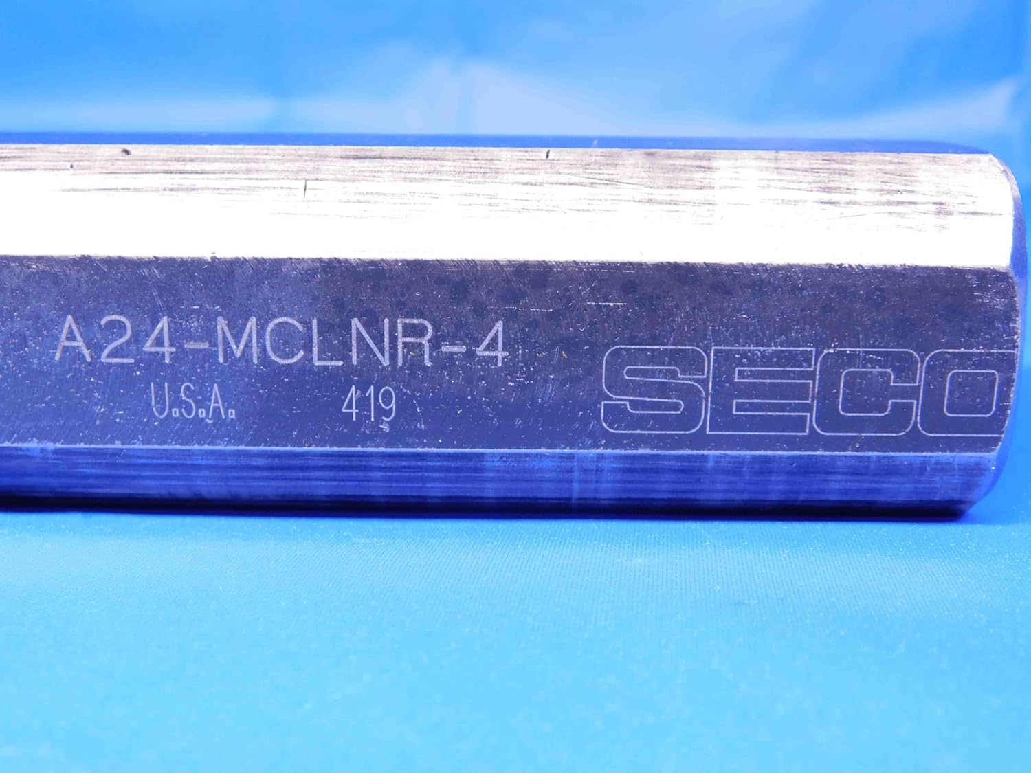 SECO 1 1/2 Shank Dia A24-MCLNR-4 7 1/8 OAL COOLANT Thru INDEXABLE Boring BAR 1.5 - BR7714CE4