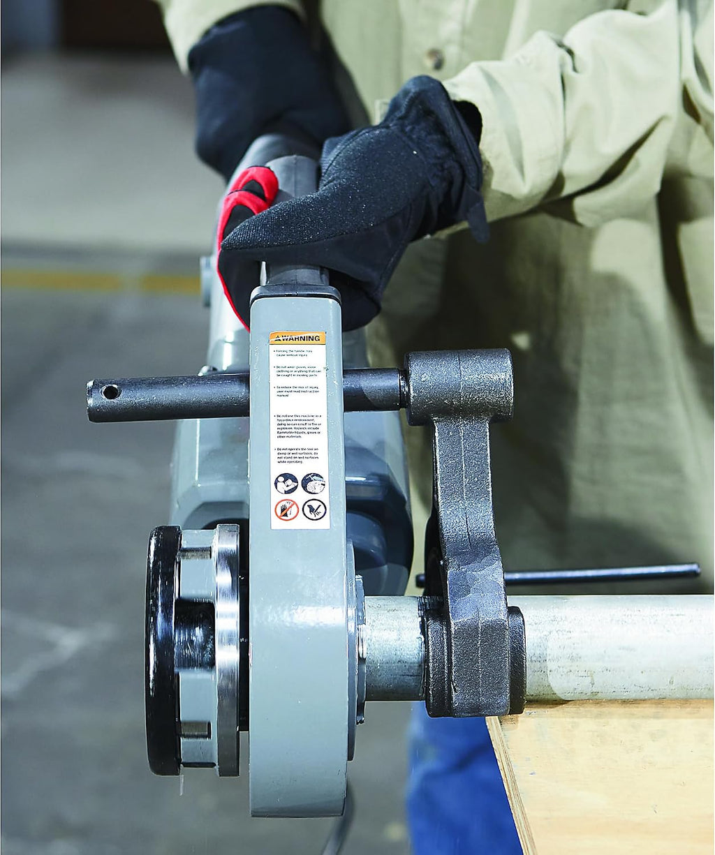 Klutch 2in. Electric Pipe Threader, Portable, 28 RPM, 10 Amps, Includes 6 Dies