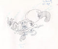 Super Globetrotters Stock Production Animation Cel Drawing Hanna Barbera 1979 15