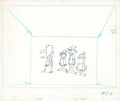 Houndcats Vintage production-used animation Cel Drawing 1972 Friz Freleng 4