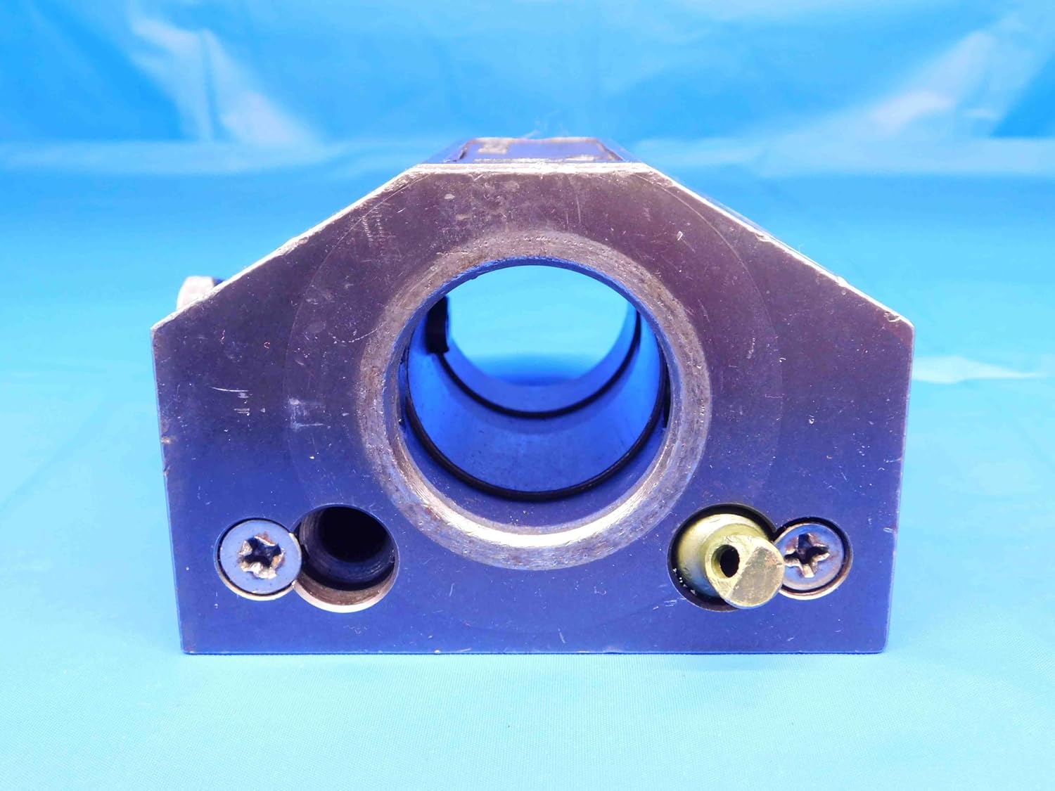 M & J Tooling LLC TRUDEX 1 1/2 ID Boring BAR Lathe Turret Tool Holder Block 45mmX80mm Bolt Pattern - BR5349BA4
