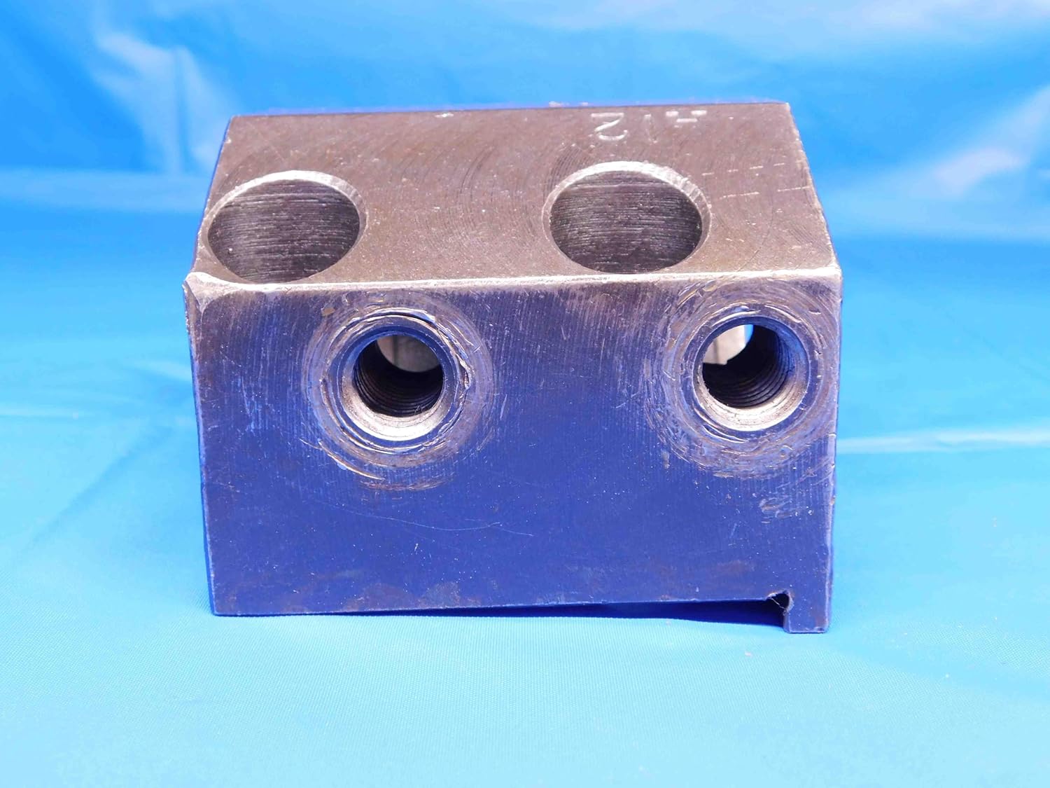 M & J Tooling LLC 1/2 I.D. Boring BAR Lathe Turret Tool Holder Block 45mm X 80mm Bolt Pattern - BR5342BA4