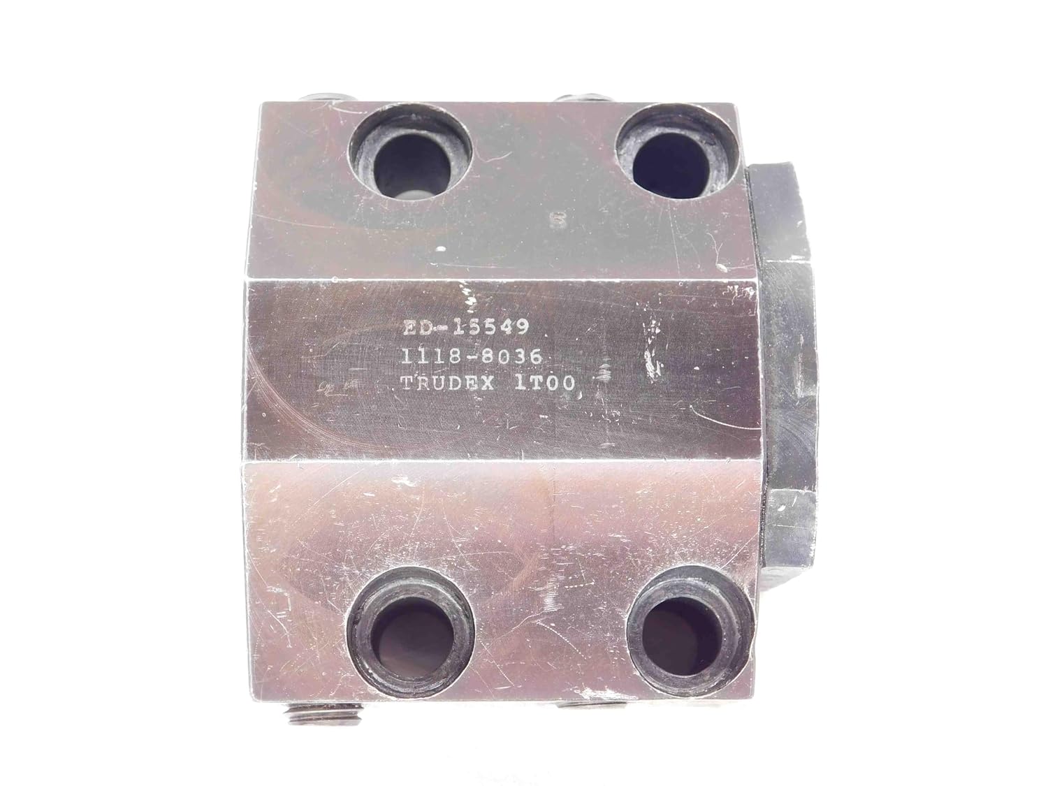 TRUDEX 1 1/2 ID Boring BAR Lathe Tool Holder Block 45mm X 80mm Bolt Hole Pattern - DM1739AJ5