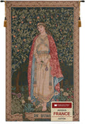 Charlotte Home Furnishings Inc French Boho Tapestry Wall Hanging 48 x 30 in, Orchard Aesthetic Woven Wall Art decor for Living Room Home Decor, European Cotton Jacquard Woven