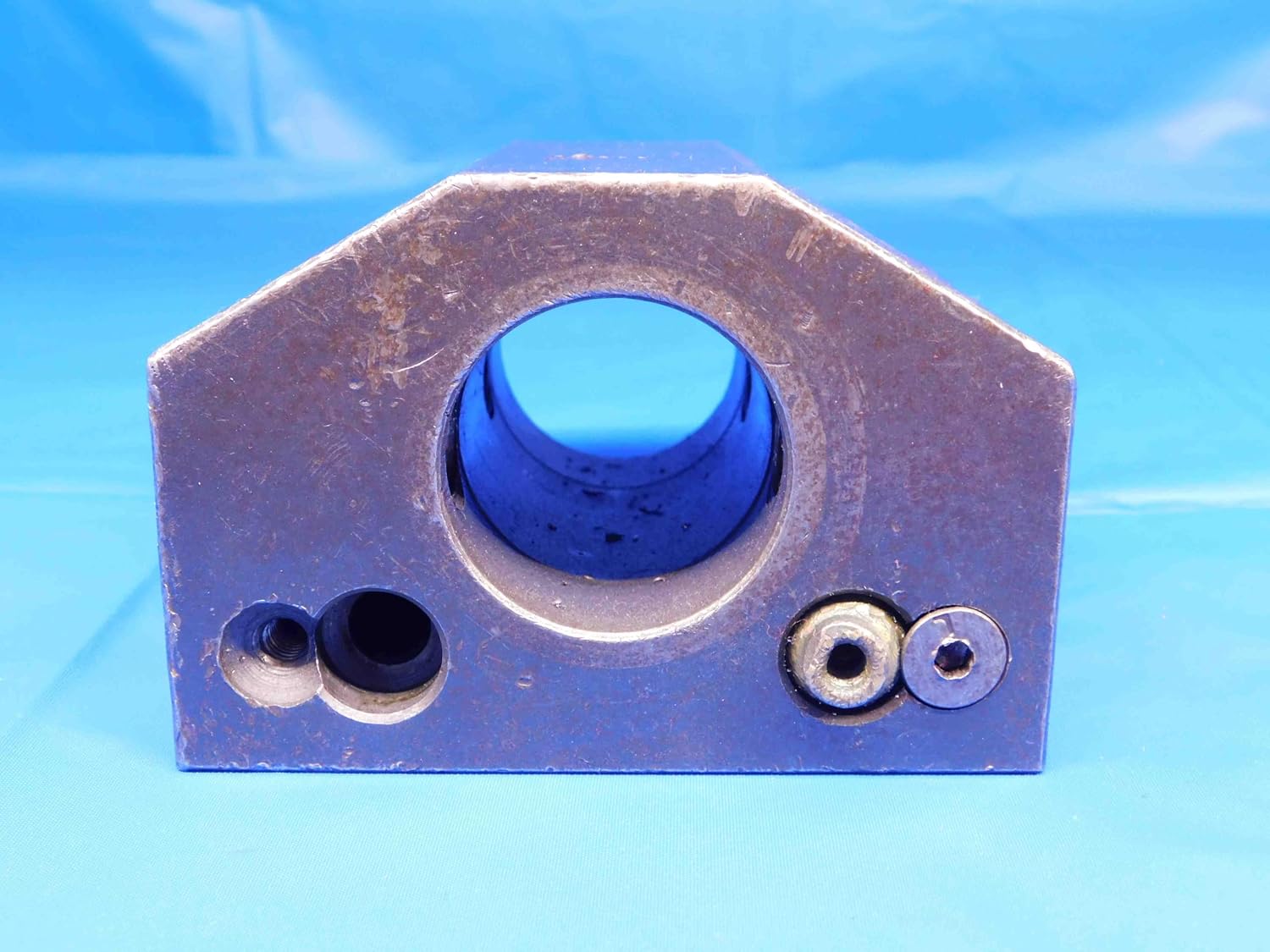 M & J Tooling LLC 1/2 I.D. Boring BAR Lathe Turret Tool Holder Block 45mm X 80mm Bolt Pattern - BR5342BA4