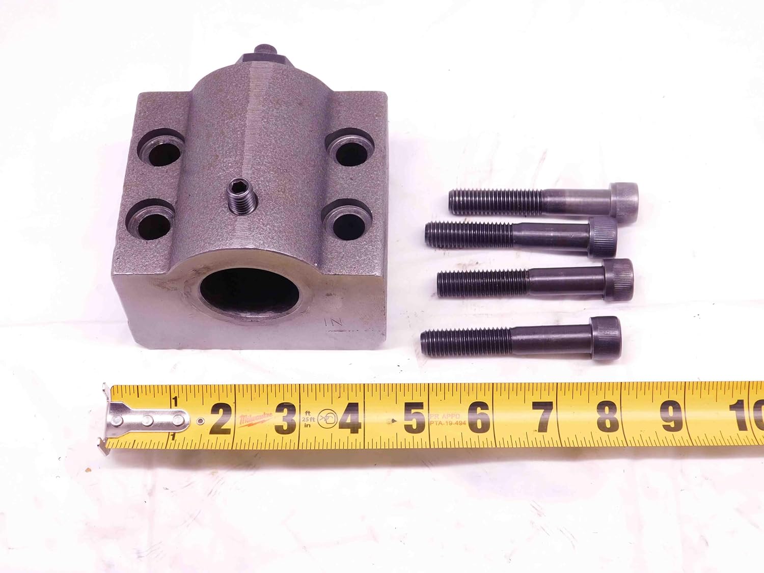 1 1/2 ID Boring BAR Lathe Turret Tool Holder Block 35mm X 75mm Bolt Hole Pattern - DM0791BY4