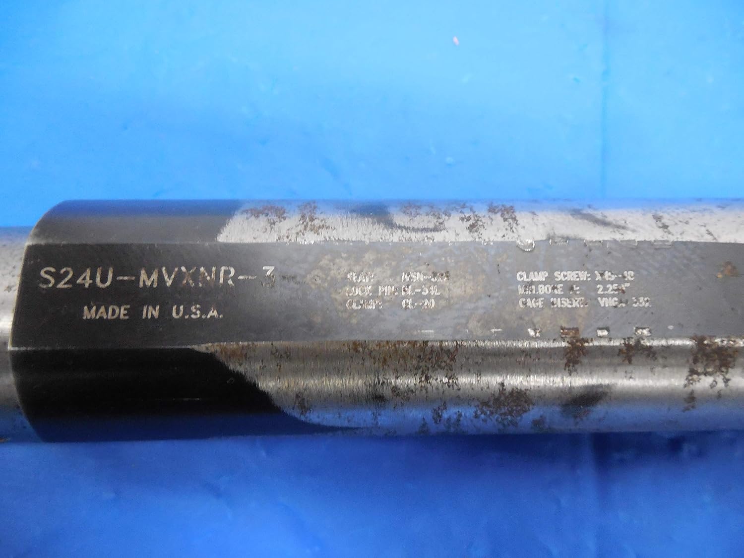 Dorian Tool 1 1/2' Diameter Shank INDEXABLE Boring BAR S240-MVXNR-3 Modified