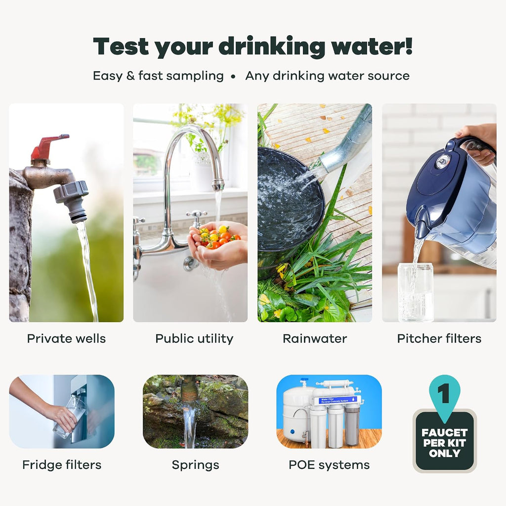 Biofilm Bacteria in Water Test Kit | Well or City | Full Report | EPA Certified Drinking Water Labs | #1 Best Home Water Test 2021-24 NYT Wirecutter | 100% Unbiased