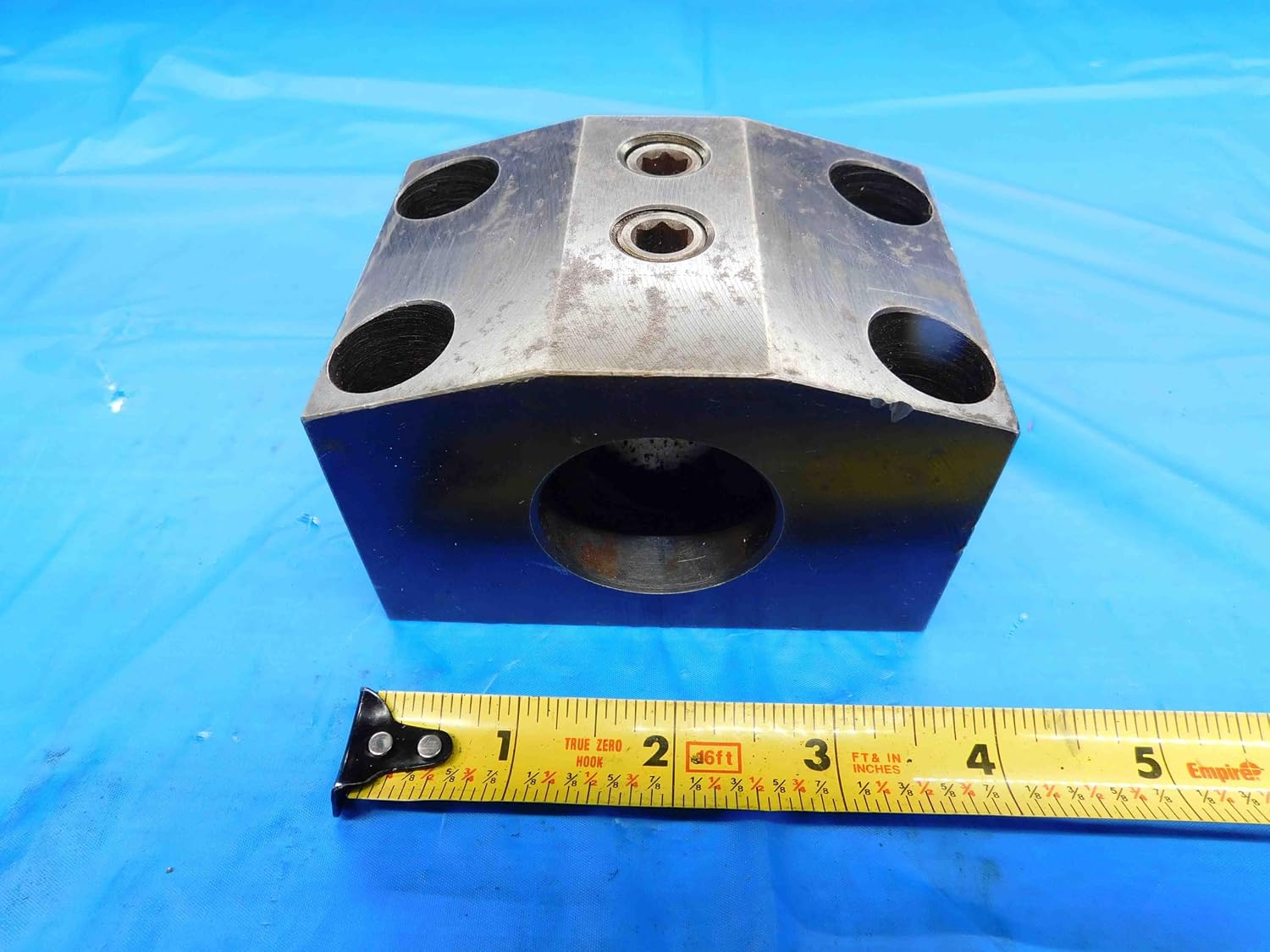 1 1/2' I.D. Boring BAR Lathe Bolt ON Tool Holder Block 81MM X 45MM Bolt Pattern - BT2350BR3