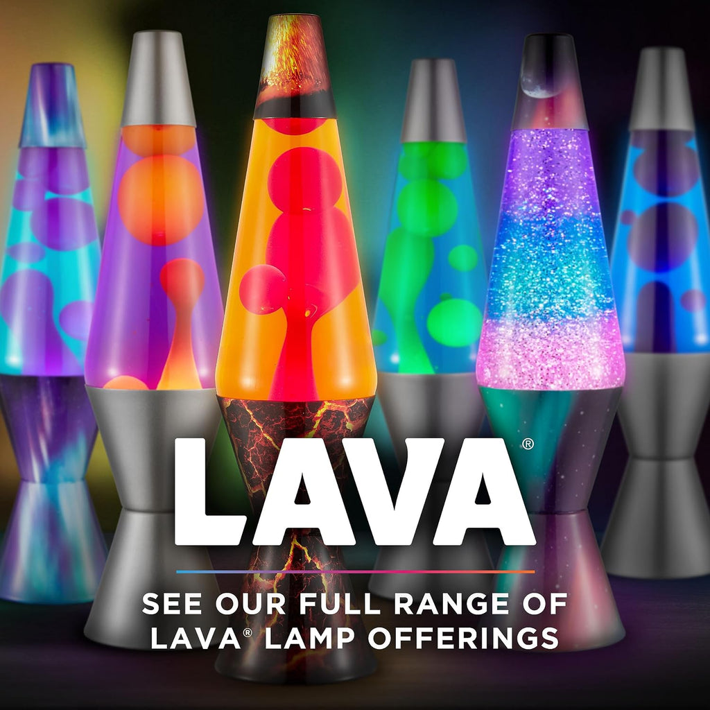 Lava® Lamp - 14.5' Purple Sunset - The Original Motion Light - Yellow Wax and Purple Liquid - Item #2635 (Amazon Exclusive),(Pack of 4)