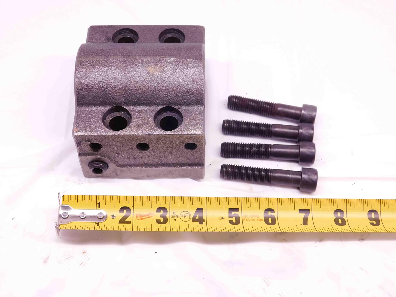 1 1/2 ID Boring BAR Lathe Turret Tool Holder Block 35mm X 75mm Bolt Hole Pattern - DM0789BY4