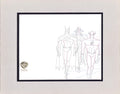 Justice League Unlimited Superman Flash and Martian Manhunter KEY Production Animation Cel Drawing from Warner Brothers 285