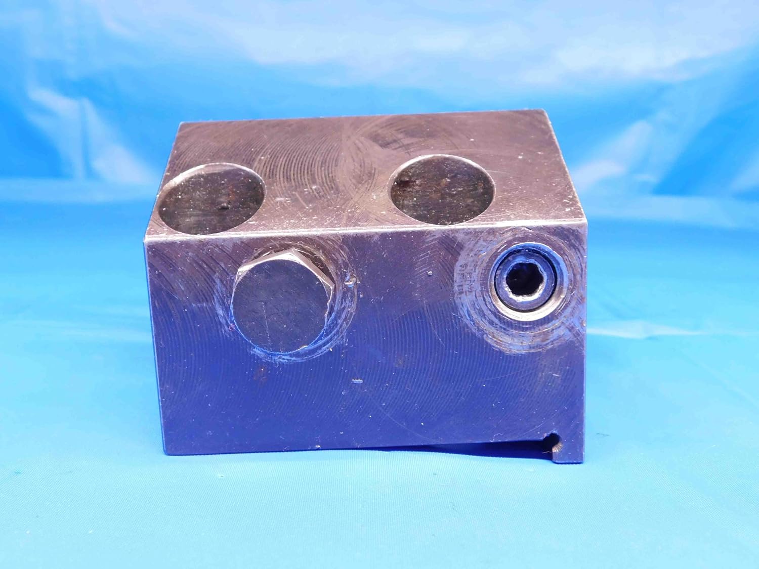 M & J Tooling LLC TRUDEX 1 1/2 ID Boring BAR Lathe Turret Tool Holder Block 45mmX80mm Bolt Pattern - BR5349BA4