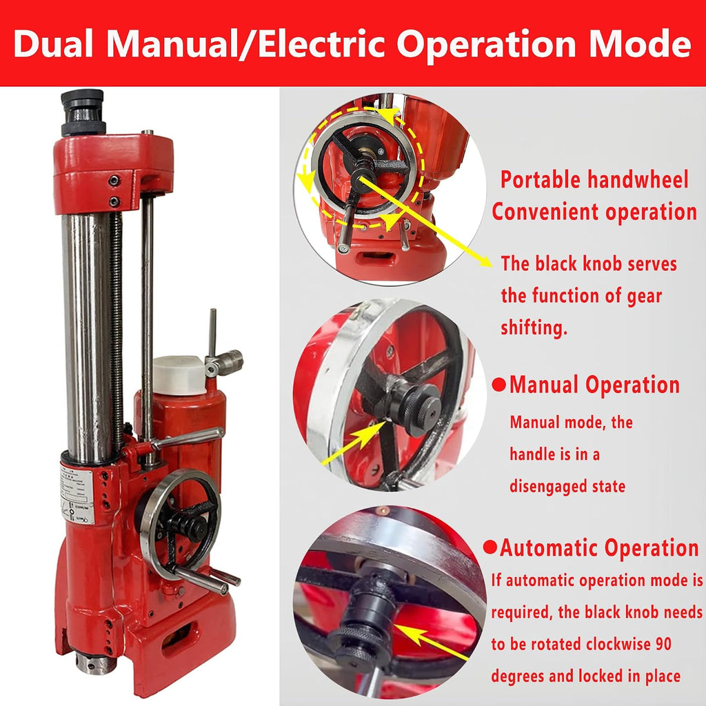 T8014A Cylinder Boring Machine for Automotive & Tractor Engines 220V High Precision Engine Cylinder Repair Machine with 65-140mm Boring Range with Heavy Duty Cutting Capacity