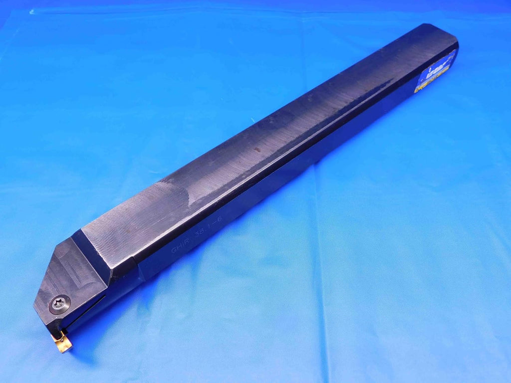 ISCAR 1 1/2 Shank Dia GHIR 38.1-6 12' OAL INDEXABLE Boring BAR 1.5 CNC MILLING - BR8221CE4