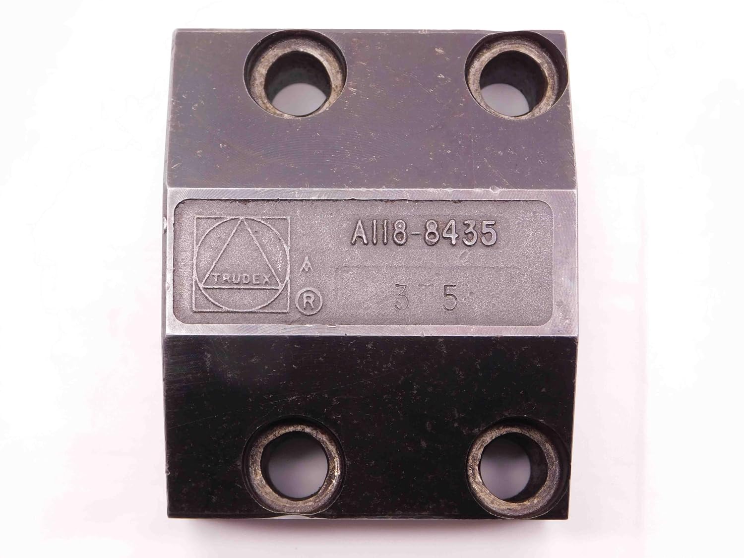 TRUDEX 1 1/2 I.D. Lathe Boring BAR Turret 45mm X 80mm Bolt Pattern A118-8435 - BR10125BW5