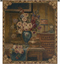 Charlotte Home Furnishings Italian Tapestry Wall Hanging 30x 26 in Floral Setting Wall Art Floral Tapestry for Bedroom Aesthetic Living Room and Home Decor European Soft Cotton Jacquard Woven