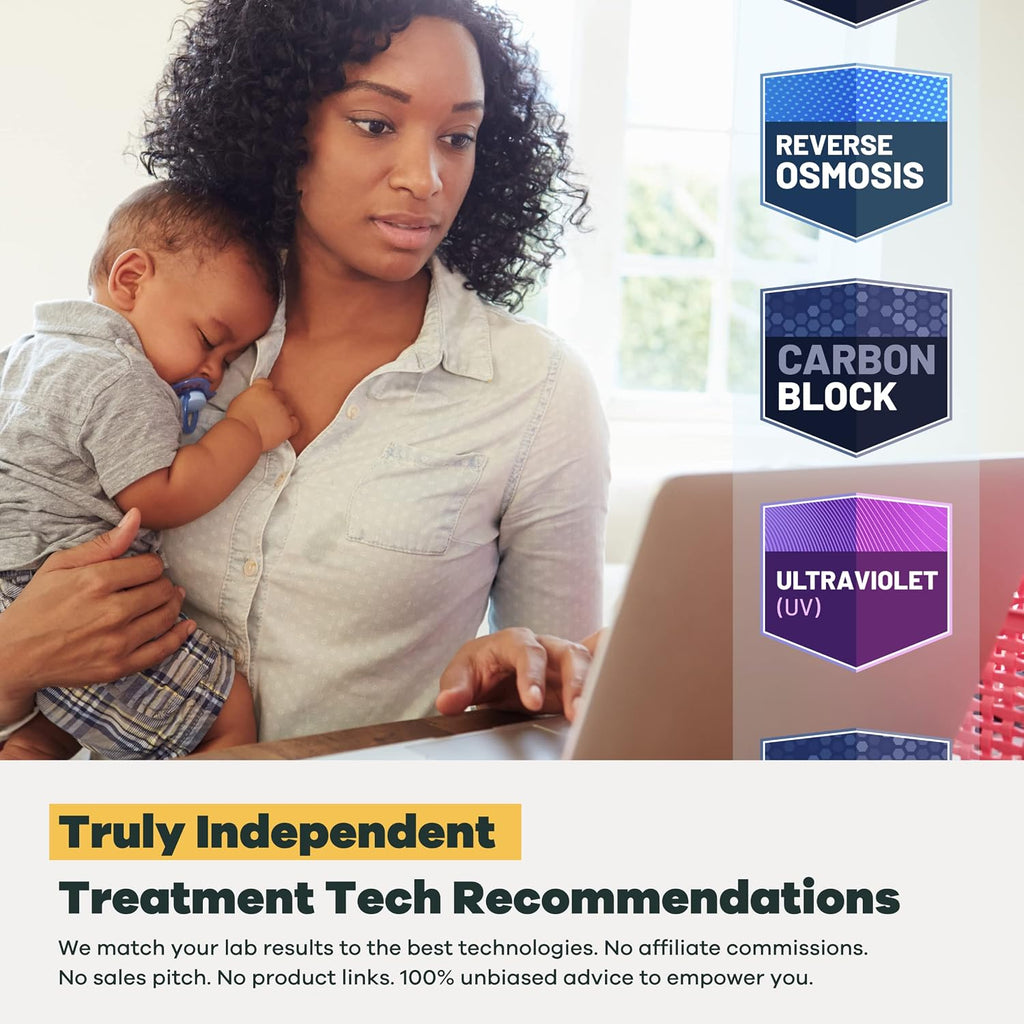 Tap Score Radon in Water Test Kit | Well or City | Full Report | EPA Certified Drinking Water Labs | #1 Best Home Water Test 2021-24 NYT Wirecutter | 100% Unbiased