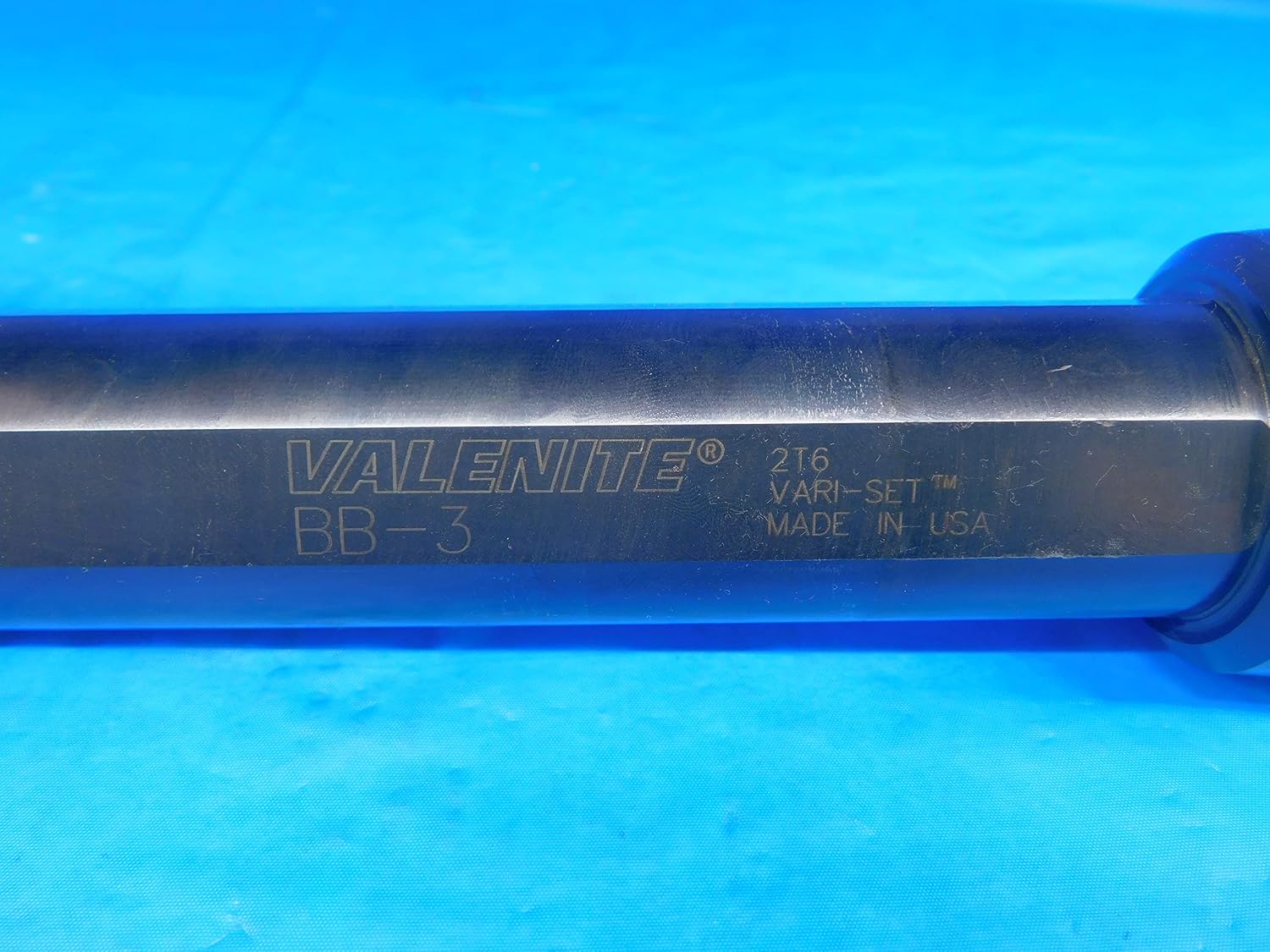 VALENITE BB-3 Adjustable Boring BAR 1 1/2 Shank 1.5 RBN-300 VARI-Set Head - AR7101AM2
