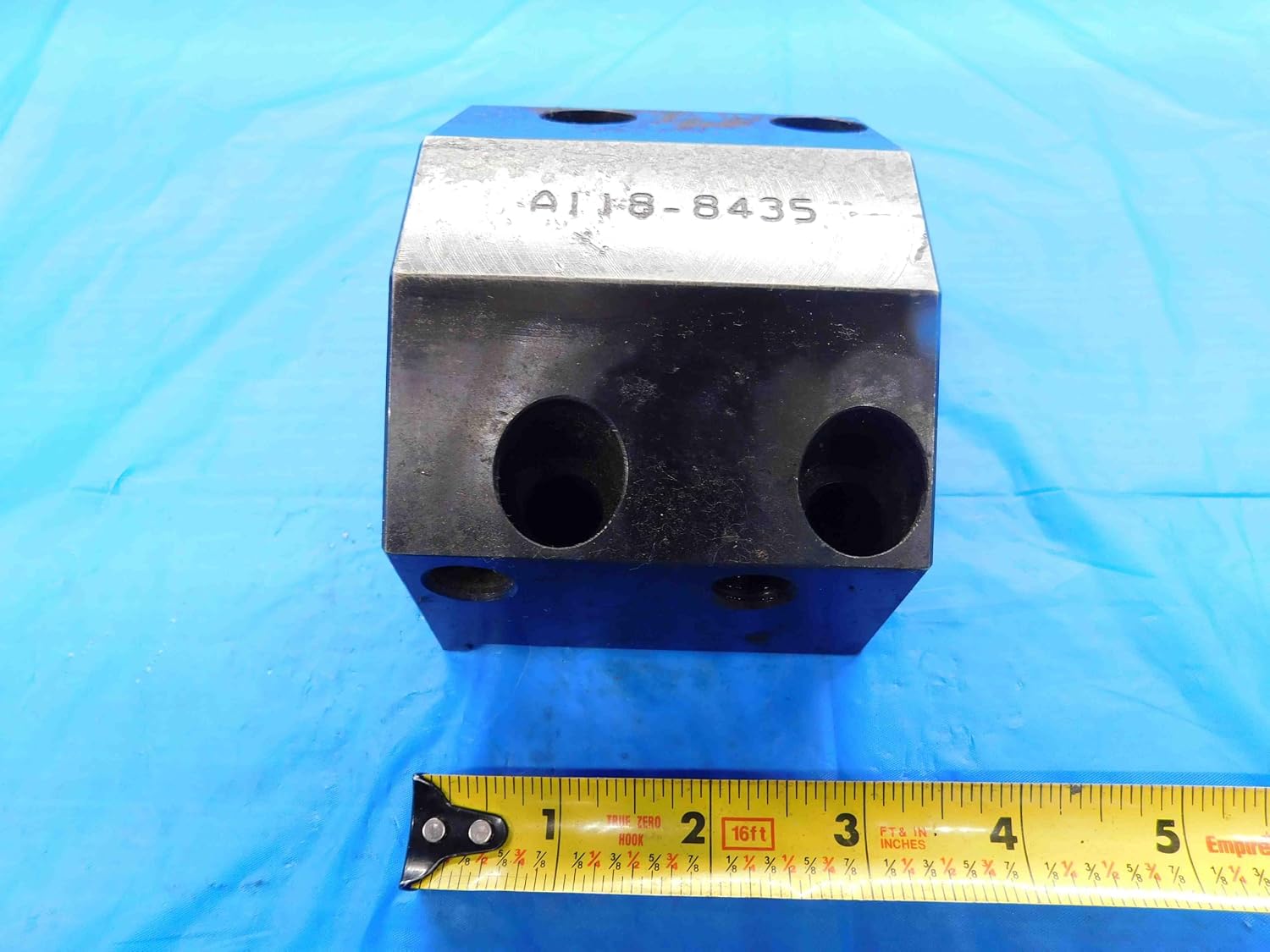 1 1/2' I.D. Boring BAR Lathe Turret Tool Holder Block 80MM X 45MM Bolt Pattern - BT1932BS3