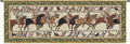 Bayeux Tapestry Historic Masterwork of Norman Conquest of England | Woven Tapestry Wall Art Hanging | Historic Artwork with Border | 100% Cotton USA Size 76x27