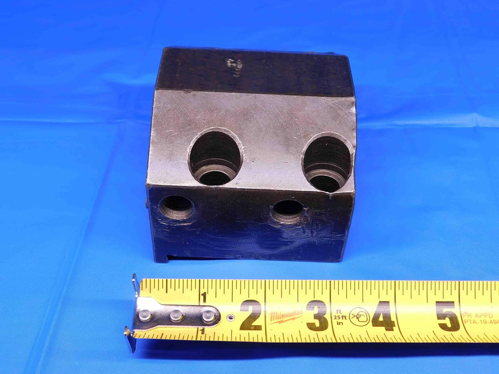 M & J Tooling LLC 1/2 I.D. Boring BAR Lathe Turret Tool Holder Block 45mm X 80mm Bolt Pattern - BR5342BA4