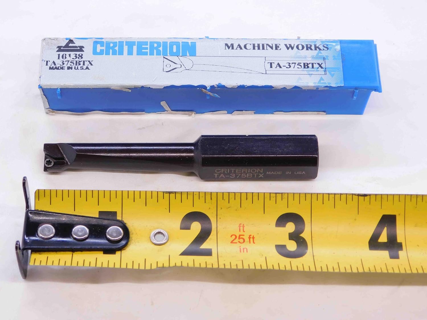 Criterion 1/2 Shank Dia TA-375BTX INDEXABLE Boring BAR .5 3/8 BORE Dia USA - DCT-NS2395