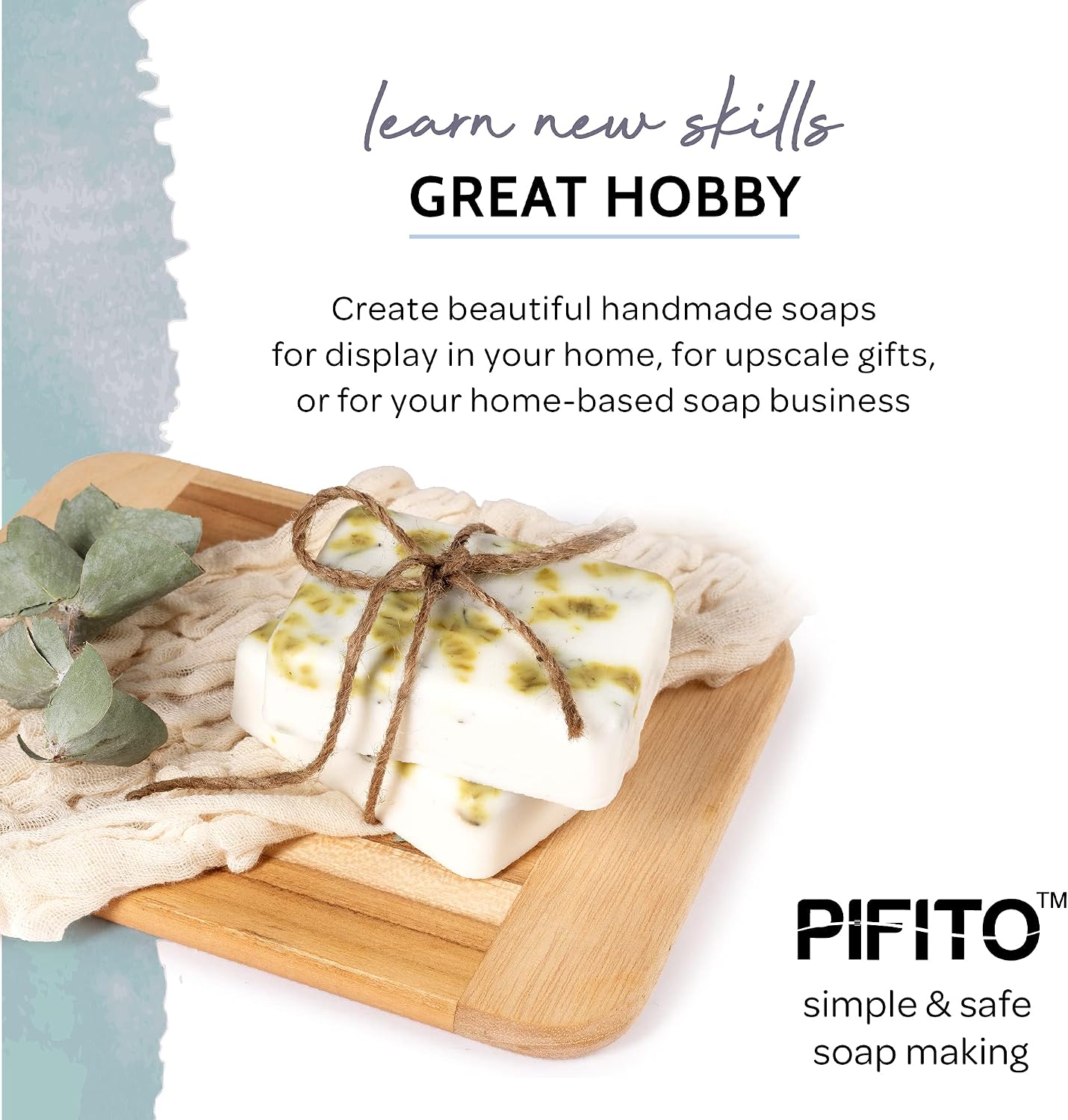 Pifito Goats Milk Melt and Pour Soap Base (25 lb) │ Bulk Premium 100% Natural Glycerin Soap Base │ Luxurious Soap Making Supplies